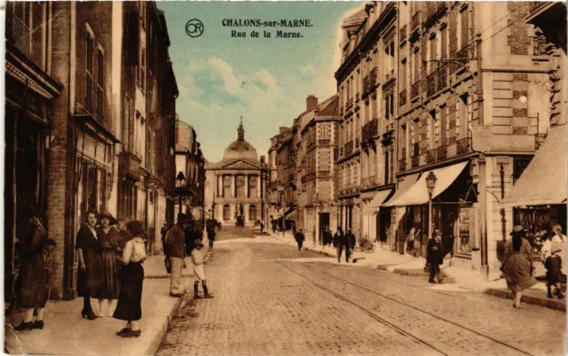 CPA CHALONS-sur-MARNE - Rue de la MARNE (363722)