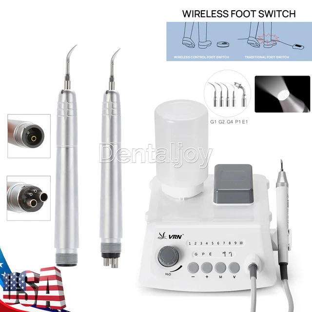 VRN-A8 Dental Ultrasonic Piezo Scaler LED Handpiece/Air Scaler Scaling Handpiece