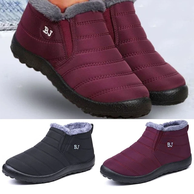 Impermeabile antiscivolo Stivali invernali da donna Stivaletti corti  Donna