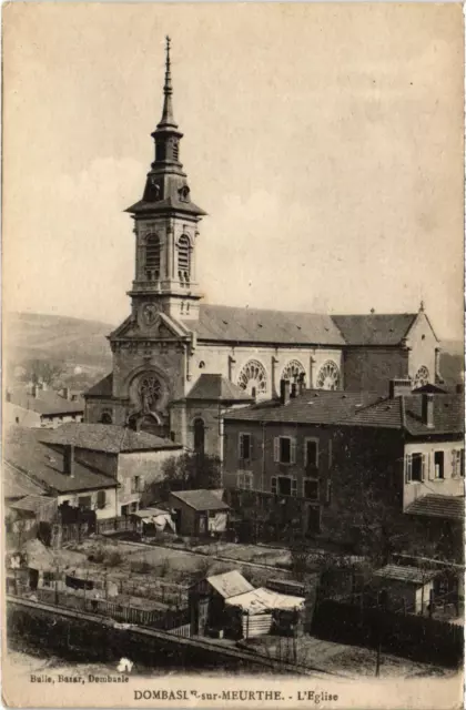 CPA DOMBASLE on MURTHE Church MURDER and MOSELLE (101976)