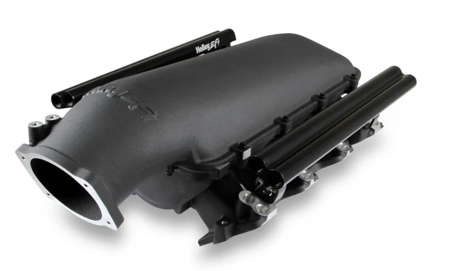 Holley Dual Fuel Injector Lo-Ram Intake Manifold GM LS1/LS2/LS6 For Universal