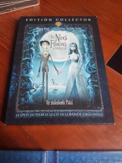 Les noces funèbres tim Burton coffret dvd cd audio ostcollector