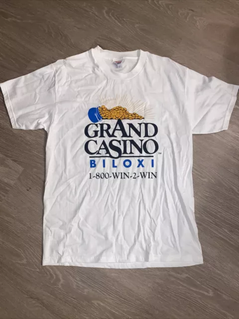 Vintage Grand Casino Biloxi T Shirt Size Large