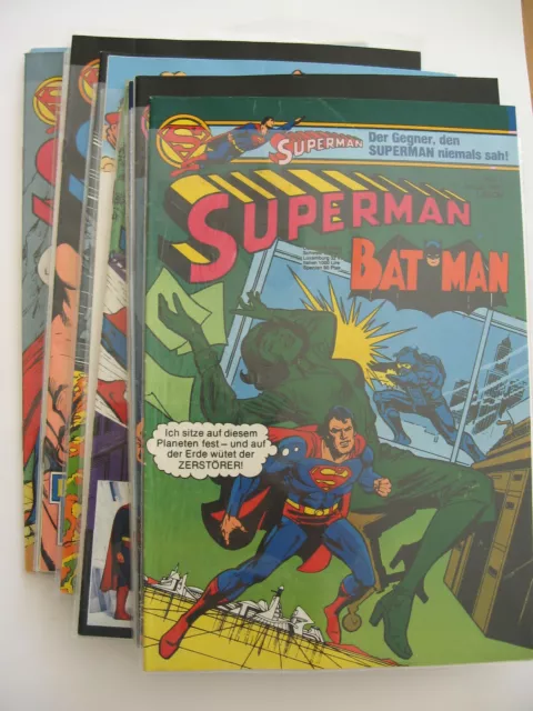 Superman, Ehapa-Verlag, fast kompletter Jahrgang 1981, nur Heft 20 fehlt 3