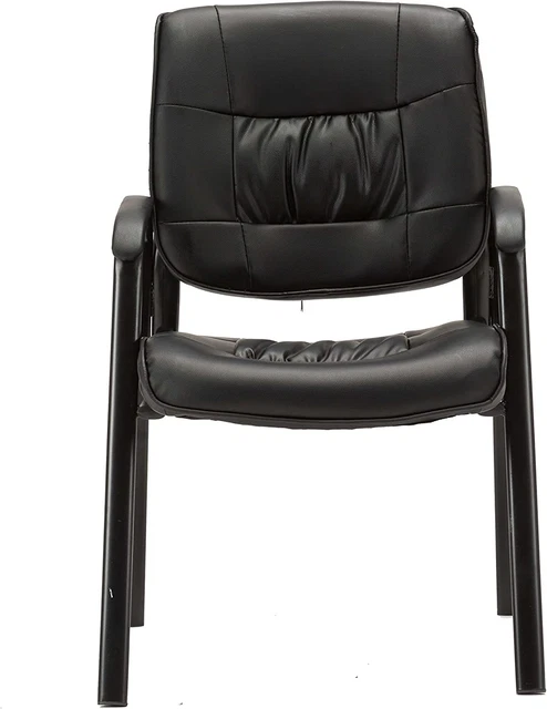 Sleek Premium Leather Office Executive Waiting Room Guest/Reception Side Confere