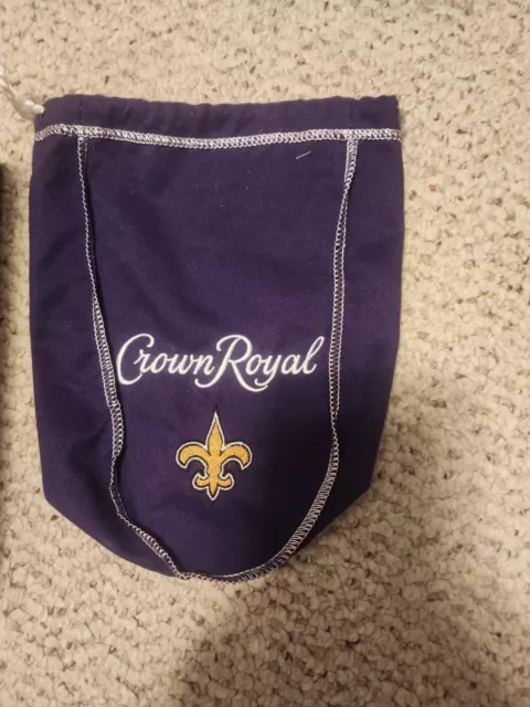 New Orleans Saints Crown Royal Game Day Football Bag & Box Special Edition NFL 2