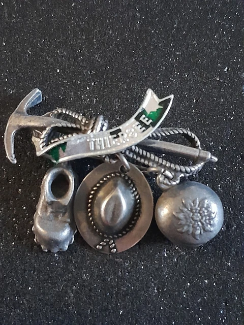 Broche épingle Souvenir - Schynige Platte (Suisse) - Thème Tourisme, Montagne, Ski - Occasion