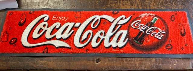 Vintage Enjoy Coca Cola Bar Runner. Bar/Pub Man Cave Made in Australia