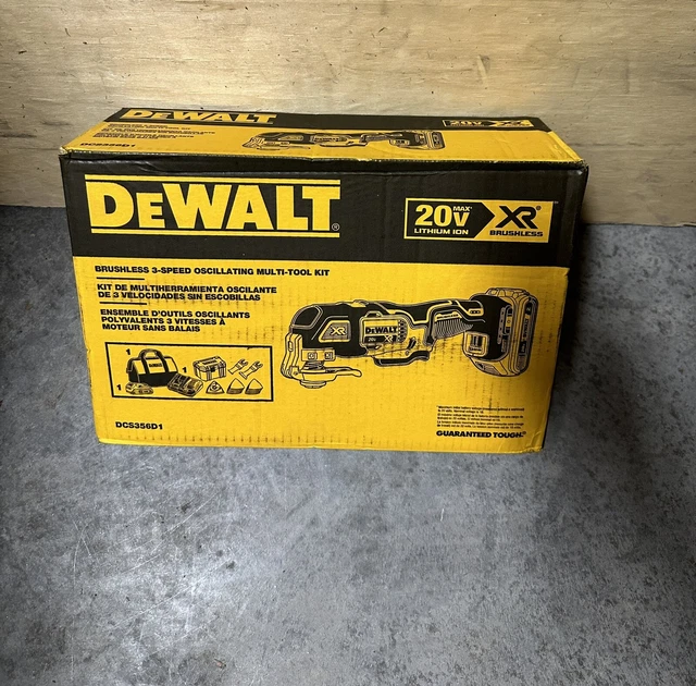 DEWALT 20V MAX XR Brushless 3Speed Cordless Oscillating MultiTool Kit