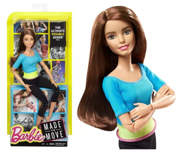 Barbie Made To Move Doll - Blue Top (DJY08) desde 28,51 €