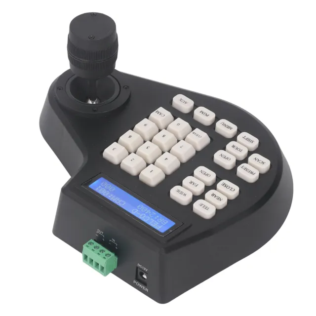 PTZ Pan Tilt Keyboard Controller Analog Coaxial Dome Camera Controller EU Plug✈