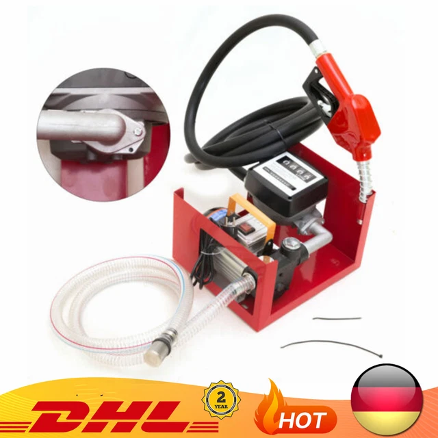 Pompa diesel pompa olio combustibile contatore autoadescante pistola stazione di servizio 550 W 60 L