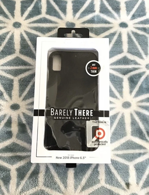 Barely There Genuine Leather Phone Case Cover for iPhone XS MAX 1396