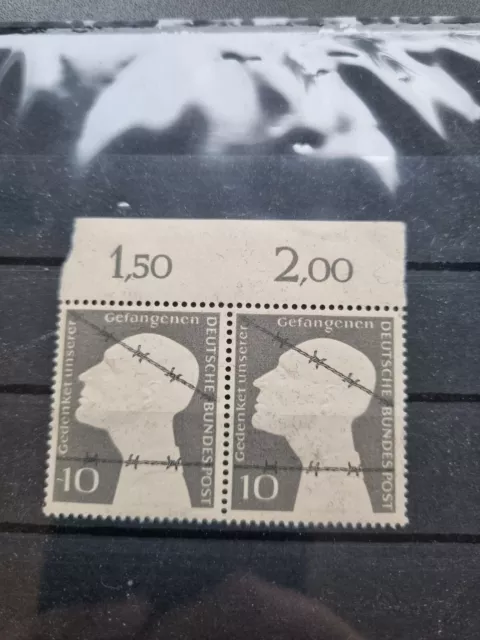 BUND Mi-Nr. 165 - 10 Pf  Kriegsgefangene / waagerechtes Paar - postfrisch !!!