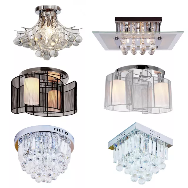 Kristall Kronleuchter Deckenhalterung Pendelleuchte Lampe Moderner Beleuchtungsstoff