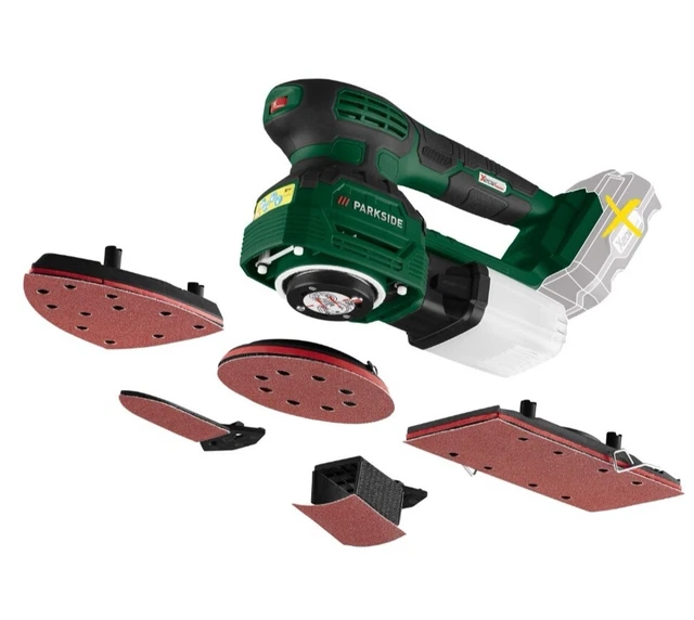 PARKSIDE 20 V levigatrice multipla senza fili 3 in 1 EUR 85,49