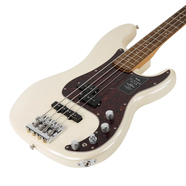 Utilisé Fender Lecteur Plus Précision Basse Pau Ferro - Olympique Perle 7