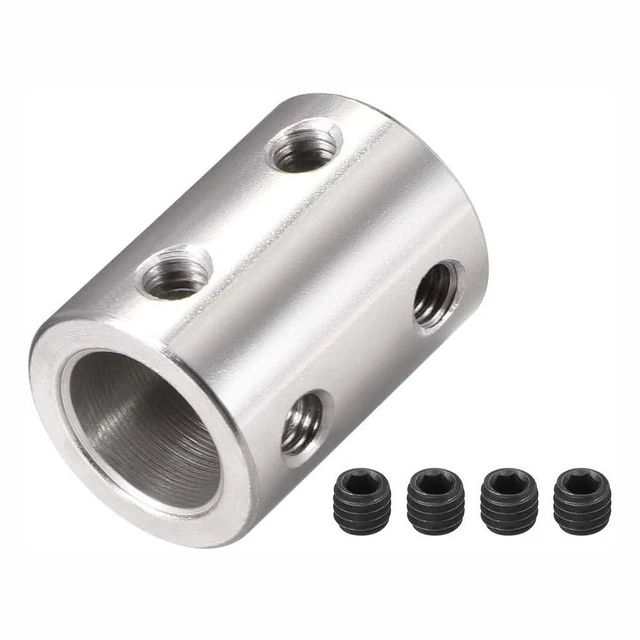 Silver Shaft Coupler Connector  3D Printers, Motor Accessories