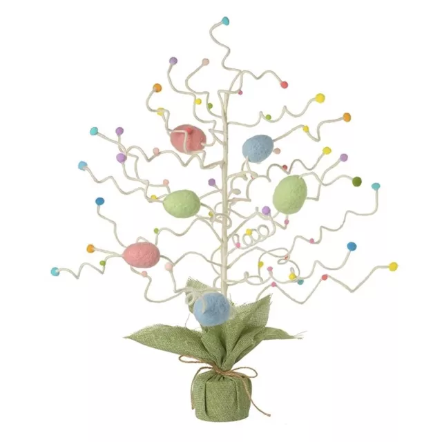 Heaven Sends Felt Multicoloured Easter Egg Twig Tree Seasonal Home Accessories