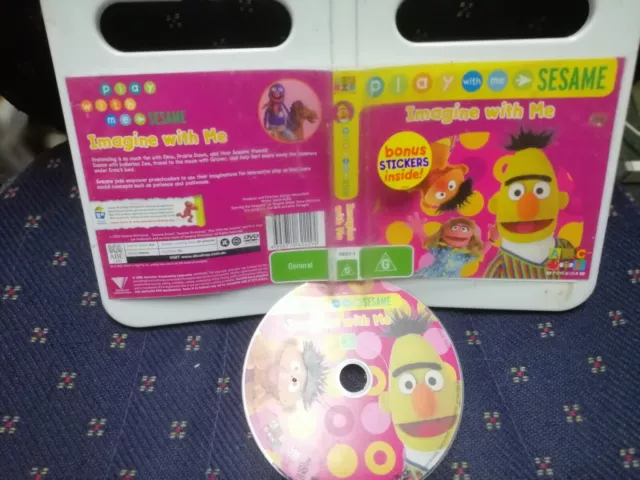 Sesame Street DVD; Play With Me Sesame: Imagine With Me (DVD, 2008)  891264001175