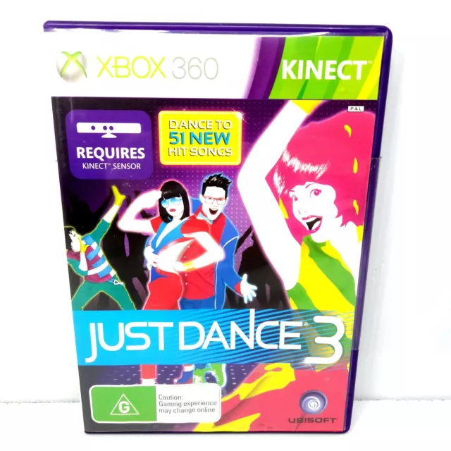 Microsoft Kinect XBOX 360 Games Kinect Adventures & Just Dance 3) Free  Shipping