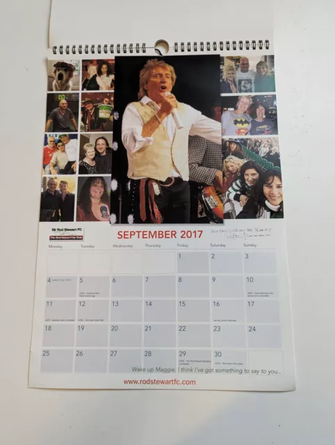 Rod Stewart: Official 2017 Fan Club Calendar 2