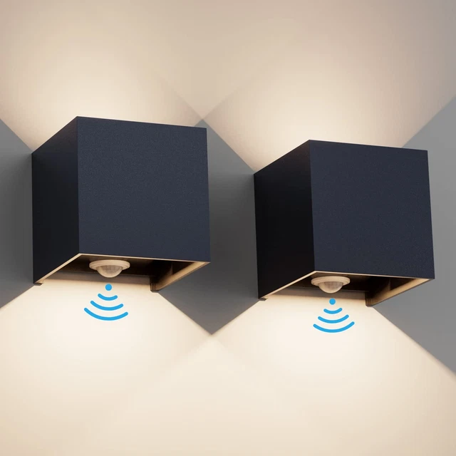 2 Applique Da Parete LED - 3W+3W, Luce Calda 3000K - Orientabile - Bianco - Foto 9