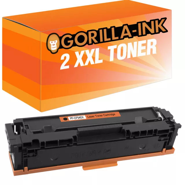 Laser Toner Kartuschen Toner Patronen 2x Black für HP CF540X CF 540 X CF540 X