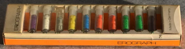 Konvolut 10 Rapidographenkegel, verschiedene Strichstärken