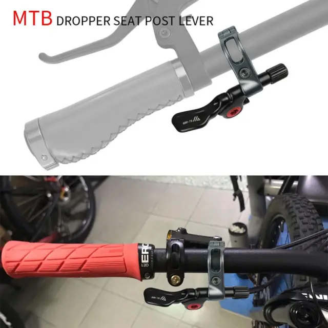 MTB Bike Telescopic Seatpost Dropper Adjustable Bicycle Seat Tube Remote Lever