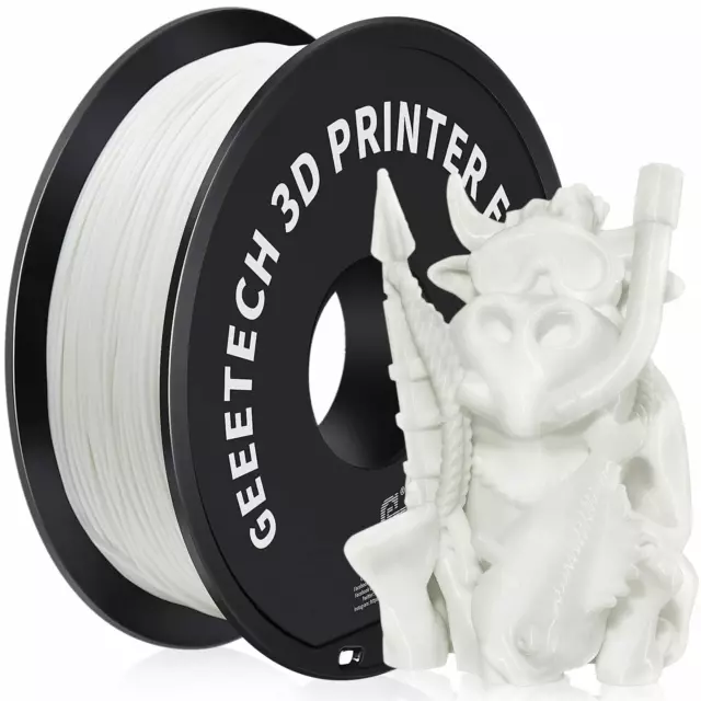 Geeetech impresora 3D FDM Filamento ABS para impresora 3D blanco de 1,75mm, 1kg