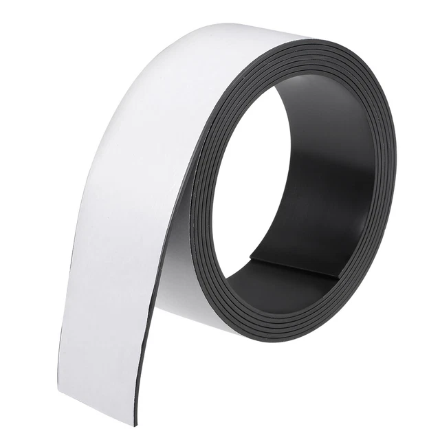 Asciutto Cancella Flessibile Magnetico 1 37/64 Pollici x 6.5 Piedi Magnetico