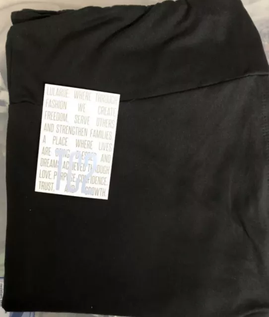 LULAROE BLACK LEGGINGS New with Tags- Tall & Curvy 2 (TC2) Band new  unopened $15.00 - PicClick