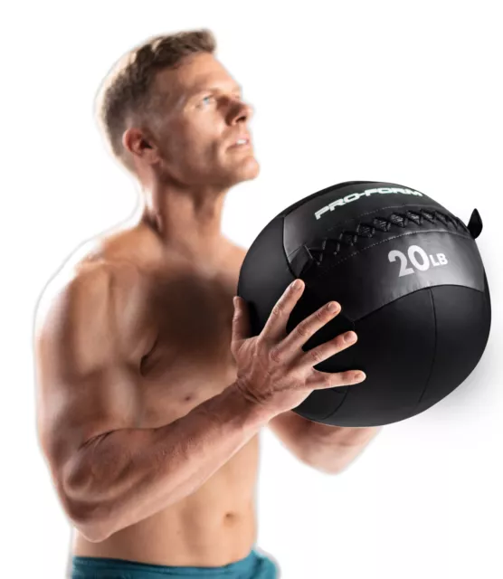 ProForm 20 lb. Multi-Function Wall Ball with Soft Protective Covering