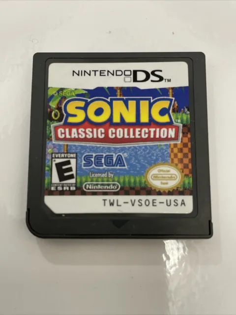 Sonic Classic Collection (Nintendo DS, 2010) Cartridge Only Tested Works