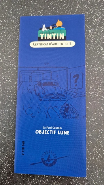Maquette Tintin - Voiture Coronet Sbrodj 1/24 Objectif Lune (Hachette, Métal, Neuf Sous Blister)