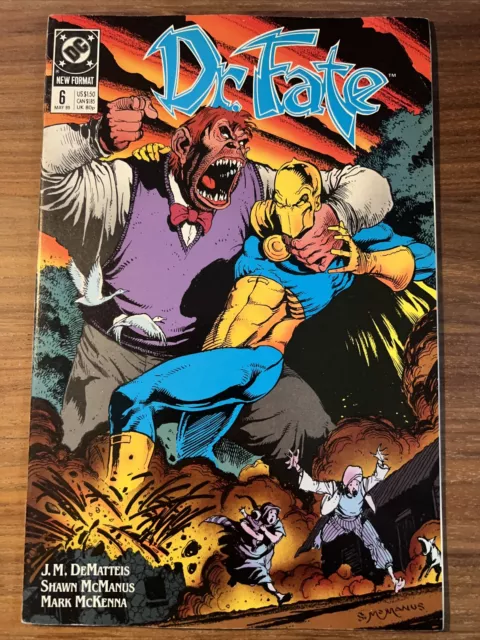 DC COMICS.DR. FATE.  Vol 1 #6 (1989) FN. DeMATTEIS/McMANUS/McKENNA.