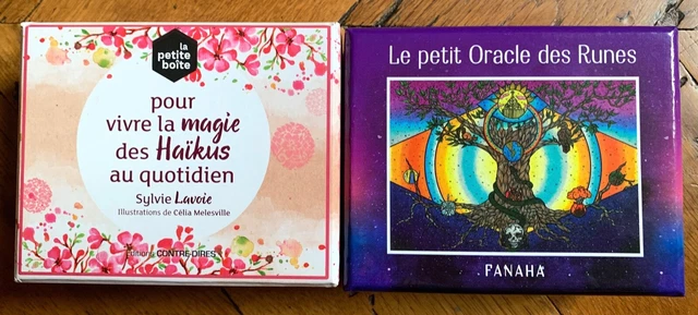 Pour vivre la La Magie des Haïkus au quotidien et Le Petit Oracle des Runes