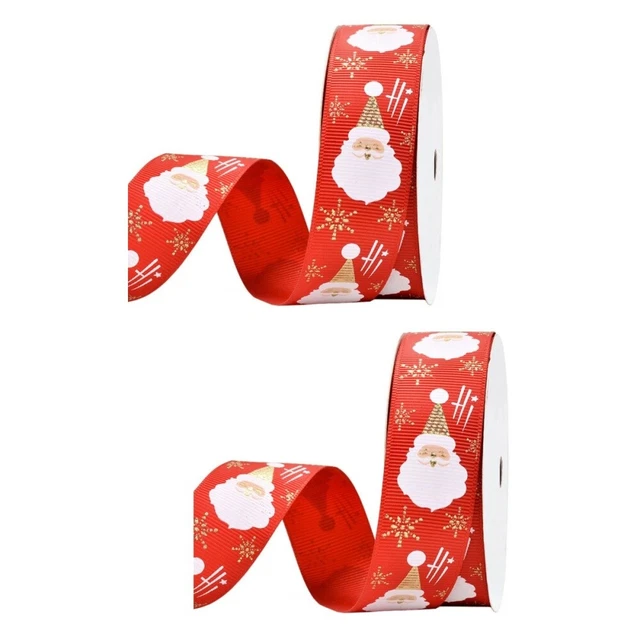 2x Urlaub Haar Bögen Bänder Manuellen Band Weihnachten Geschenk Paket Band 10