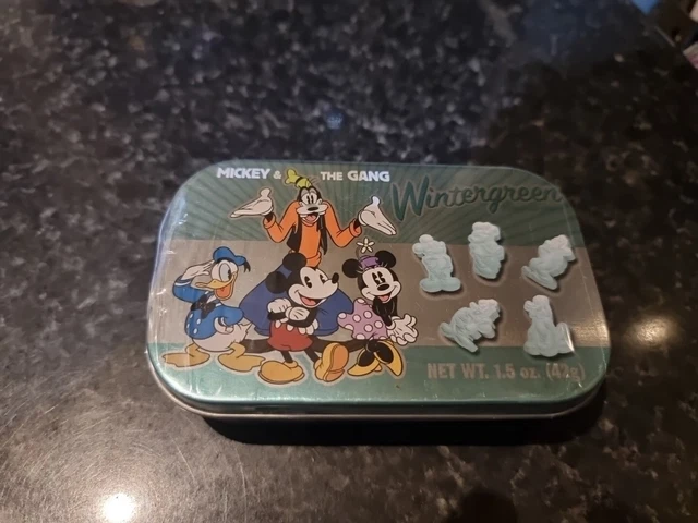 Mickey & The Gang Wintergreen Mint Tin - Disney Collectible UNOPENED