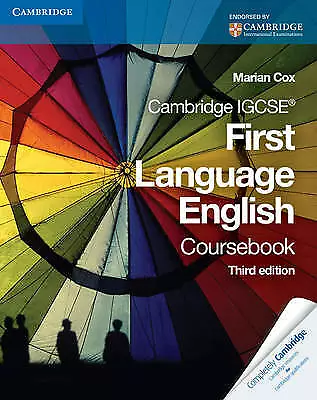 Cox, Marian : Cambridge IGCSE First Language Courseboo FREE Shipping, Save £s