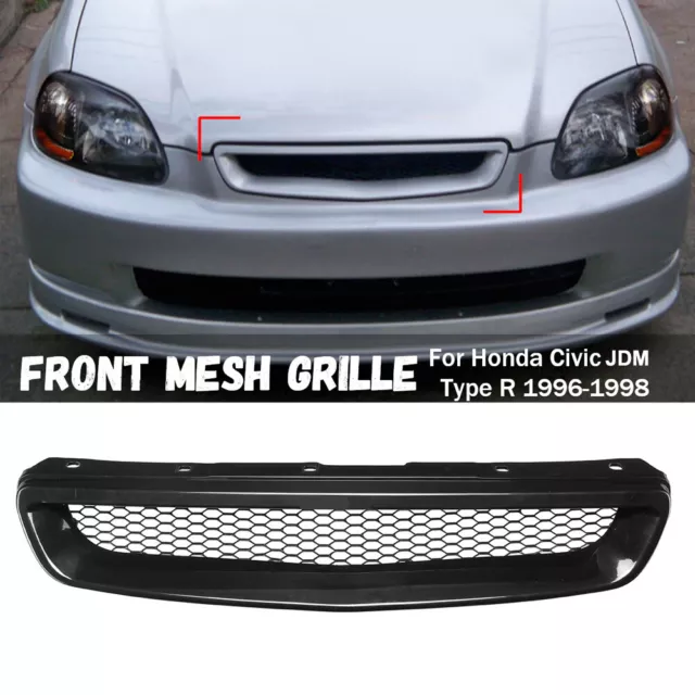 Sport Grill Kühlergrill für 1996-1998 Honda Civic EK JDM CX DX EX HX LX T-R