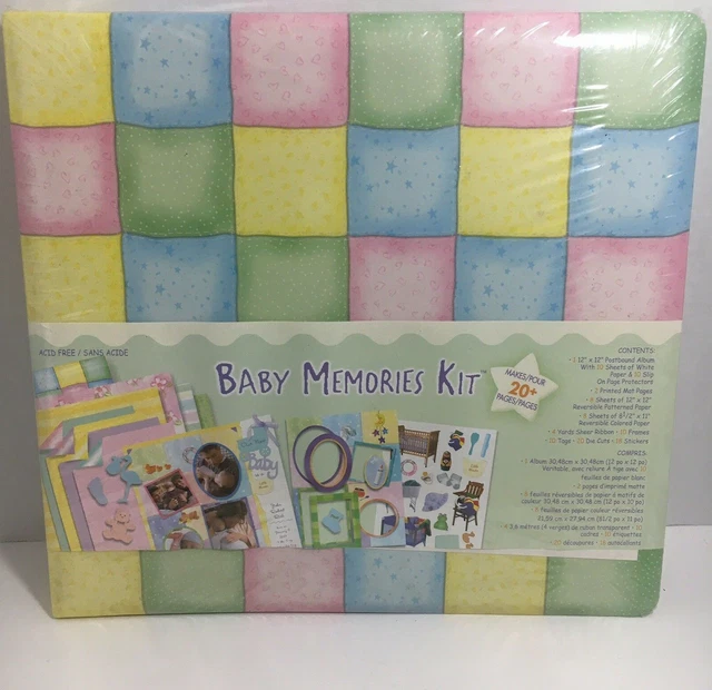 Baby Memories Kit 12 X 12 Baby Album Kit Scrapbook New