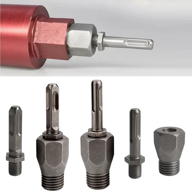 107mm X 150mm Diamond Core Drill Bit Set With SDS & Hex Adapter - Foto 6