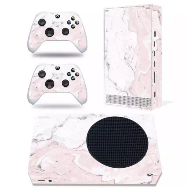 PINK MARBLE DESIGN Xbox Series S Vinyl Skin STICKER Protector Console Decal Wrap