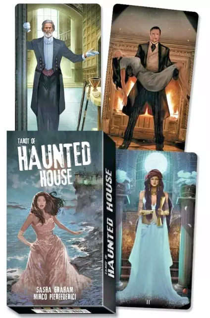 Tarot Haunted House Jeu divinatoire 78 cartes avec livret en Français,neuf