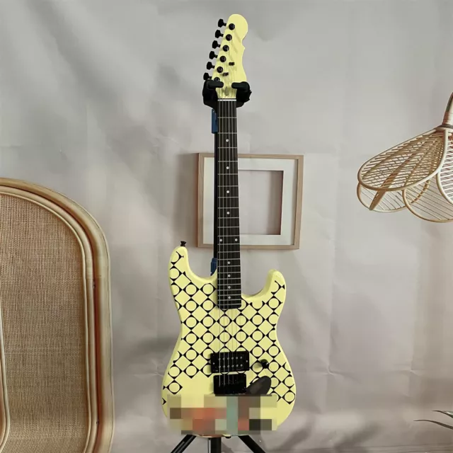 ST Electric Guitar 6 Strings Maple Neck Yellow Beauty Body Rosewood Fretboard