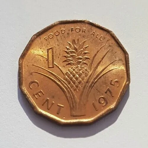 1975 Swaziland Food for All 1 Cent coin
