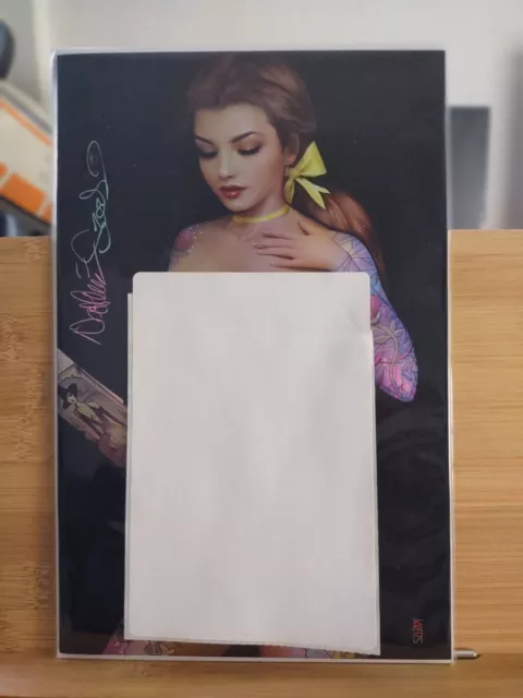 ZIRTY GIRLZ #3 Signed BELLE Ultra Risque Nathan Szerdy TATTOO COSPLAY Chrome COA