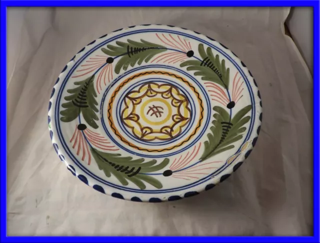 Plato De Ceramica De Talavera Antiguo